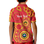 Suns NAIDOC Week 2026 Personalised Kid Polo Shirt 50 Years of Deadly Aboriginal Art