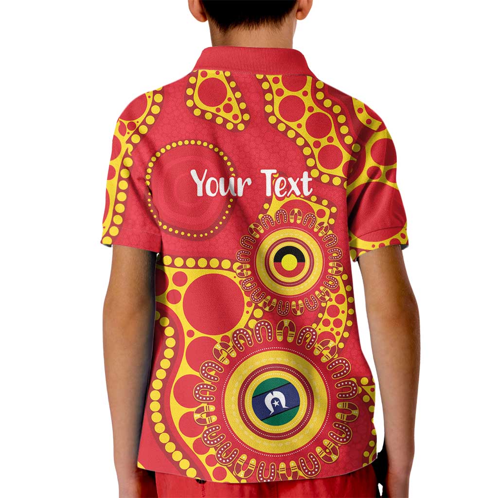 Suns NAIDOC Week 2026 Personalised Kid Polo Shirt 50 Years of Deadly Aboriginal Art