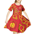 Suns NAIDOC Week 2026 Personalised Kid Short Sleeve Dress 50 Years of Deadly Aboriginal Art