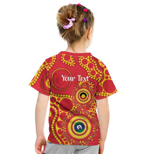 Suns NAIDOC Week 2026 Personalised Kid T Shirt 50 Years of Deadly Aboriginal Art