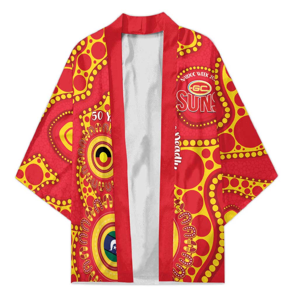 Suns NAIDOC Week 2026 Personalised Kimono 50 Years of Deadly Aboriginal Art