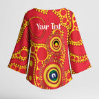 Suns NAIDOC Week 2026 Personalised Kimono Sleeve Blouse 50 Years of Deadly Aboriginal Art