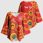 Suns NAIDOC Week 2026 Personalised Kimono Sleeve Blouse 50 Years of Deadly Aboriginal Art