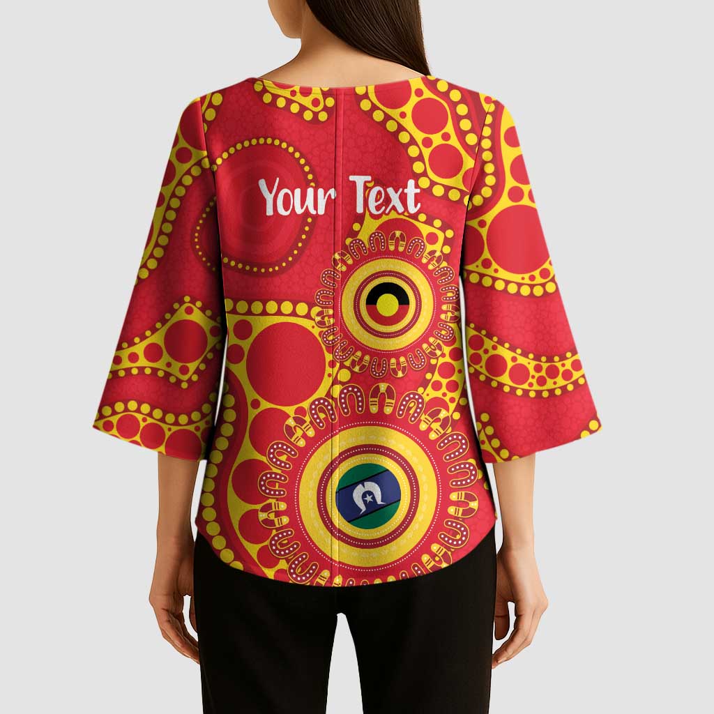 Suns NAIDOC Week 2026 Personalised Kimono Sleeve Blouse 50 Years of Deadly Aboriginal Art