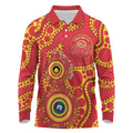 Suns NAIDOC Week 2026 Personalised Long Sleeve Polo Shirt 50 Years of Deadly Aboriginal Art