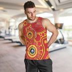 Suns NAIDOC Week 2026 Personalised Men Tank Top 50 Years of Deadly Aboriginal Art