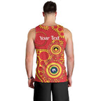 Suns NAIDOC Week 2026 Personalised Men Tank Top 50 Years of Deadly Aboriginal Art