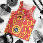 Suns NAIDOC Week 2026 Personalised Men Tank Top 50 Years of Deadly Aboriginal Art