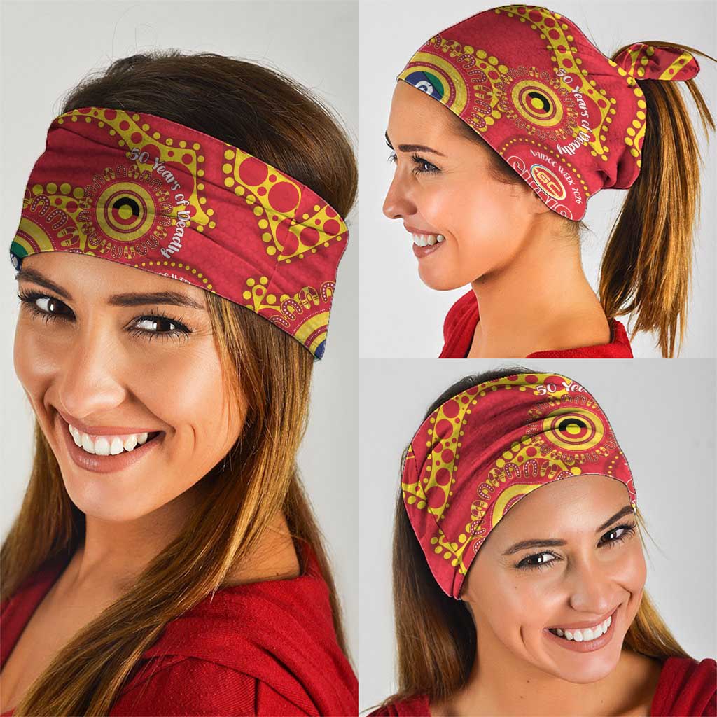 Suns NAIDOC Week 2026 Personalised Neck Gaiter 50 Years of Deadly Aboriginal Art