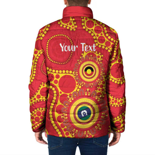Suns NAIDOC Week 2026 Personalised Padded Jacket 50 Years of Deadly Aboriginal Art