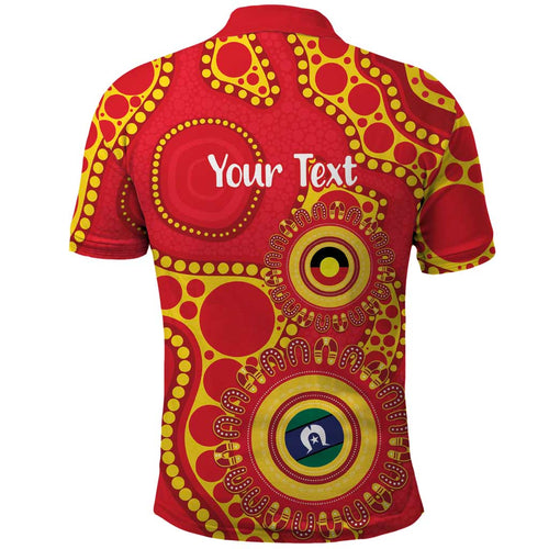 Suns NAIDOC Week 2026 Personalised Polo Shirt 50 Years of Deadly Aboriginal Art