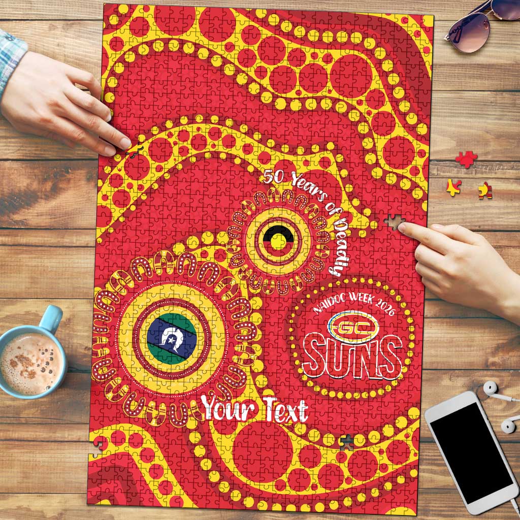 Suns NAIDOC Week 2026 Personalised Puzzle 50 Years of Deadly Aboriginal Art