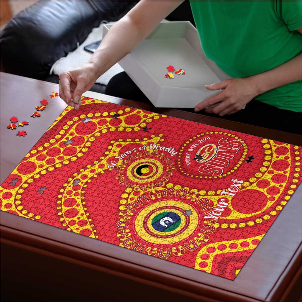 Suns NAIDOC Week 2026 Personalised Puzzle 50 Years of Deadly Aboriginal Art