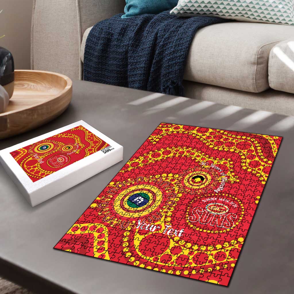 Suns NAIDOC Week 2026 Personalised Puzzle 50 Years of Deadly Aboriginal Art