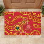 Suns NAIDOC Week 2026 Personalised Rubber Doormat 50 Years of Deadly Aboriginal Art