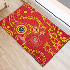 Suns NAIDOC Week 2026 Personalised Rubber Doormat 50 Years of Deadly Aboriginal Art