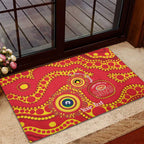 Suns NAIDOC Week 2026 Personalised Rubber Doormat 50 Years of Deadly Aboriginal Art