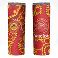 Suns NAIDOC Week 2026 Personalised Skinny Tumbler 50 Years of Deadly Aboriginal Art