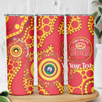 Suns NAIDOC Week 2026 Personalised Skinny Tumbler 50 Years of Deadly Aboriginal Art