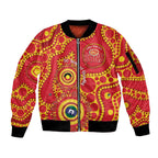 Suns NAIDOC Week 2026 Personalised Sleeve Zip Bomber Jacket 50 Years of Deadly Aboriginal Art
