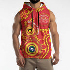 Suns NAIDOC Week 2026 Personalised Sleeveless Hoodie 50 Years of Deadly Aboriginal Art