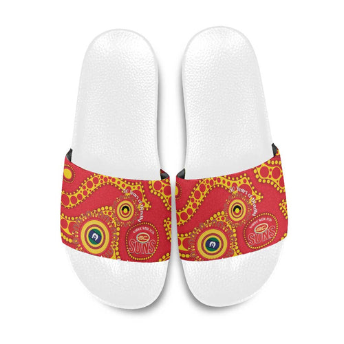 Suns NAIDOC Week 2026 Personalised Slide Sandals 50 Years of Deadly Aboriginal Art