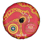 Suns NAIDOC Week 2026 Personalised Spare Tire Cover 50 Years of Deadly Aboriginal Art
