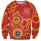 Suns NAIDOC Week 2026 Personalised Sweatshirt 50 Years of Deadly Aboriginal Art