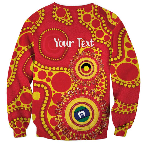 Suns NAIDOC Week 2026 Personalised Sweatshirt 50 Years of Deadly Aboriginal Art