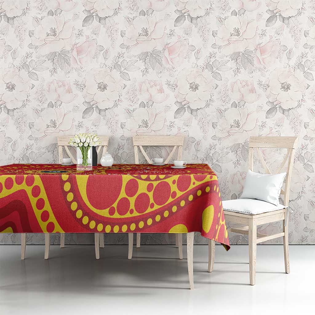 Suns NAIDOC Week 2026 Personalised Tablecloth 50 Years of Deadly Aboriginal Art