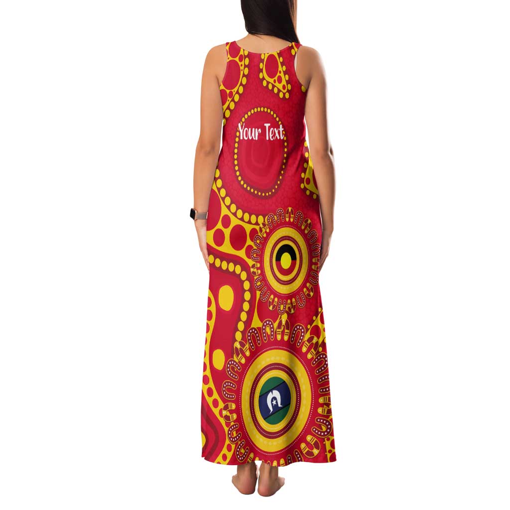 Suns NAIDOC Week 2026 Personalised Tank Maxi Dress 50 Years of Deadly Aboriginal Art