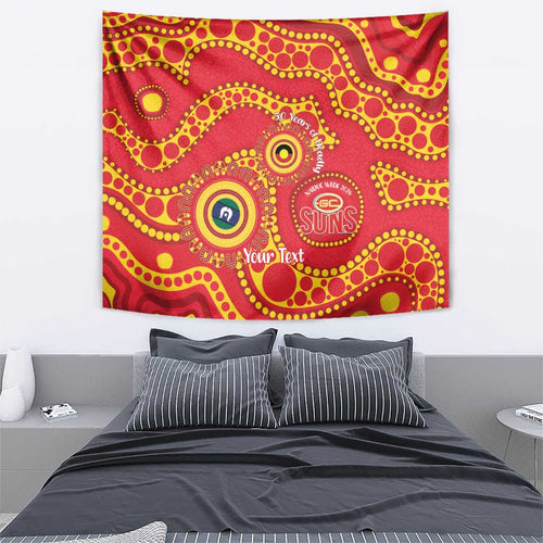 Suns NAIDOC Week 2026 Personalised Tapestry 50 Years of Deadly Aboriginal Art
