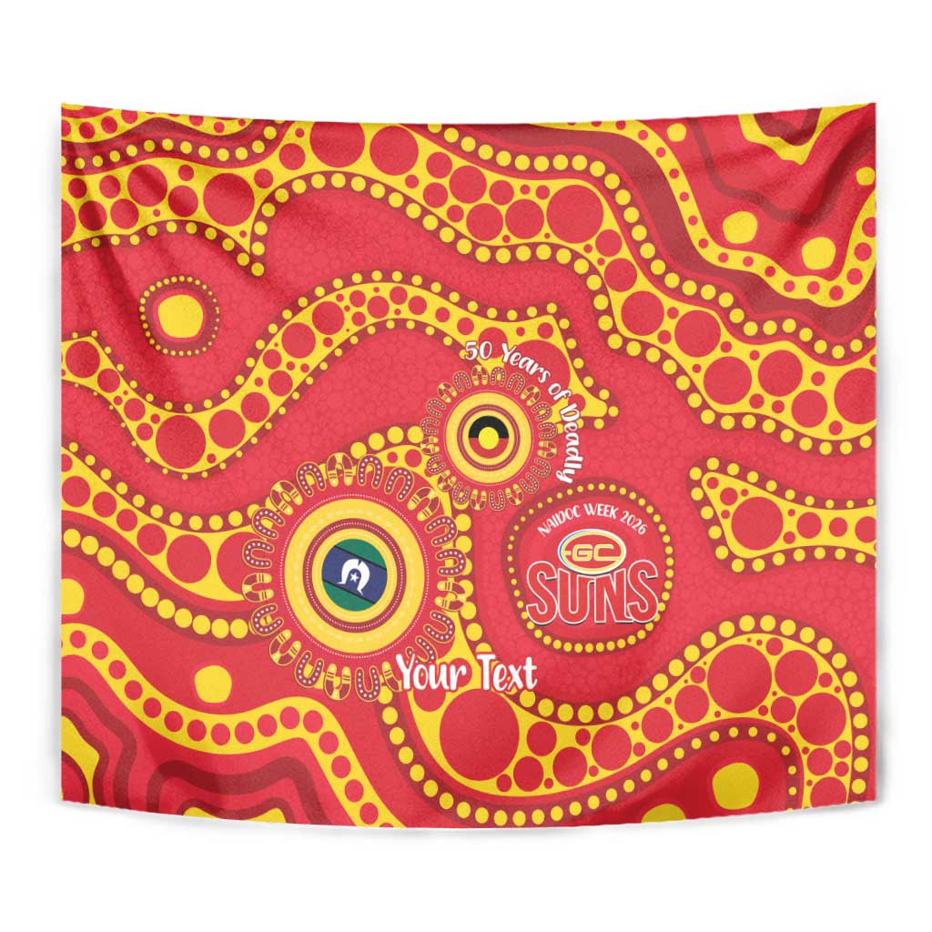 Suns NAIDOC Week 2026 Personalised Tapestry 50 Years of Deadly Aboriginal Art