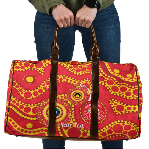 Suns NAIDOC Week 2026 Personalised Travel Bag 50 Years of Deadly Aboriginal Art