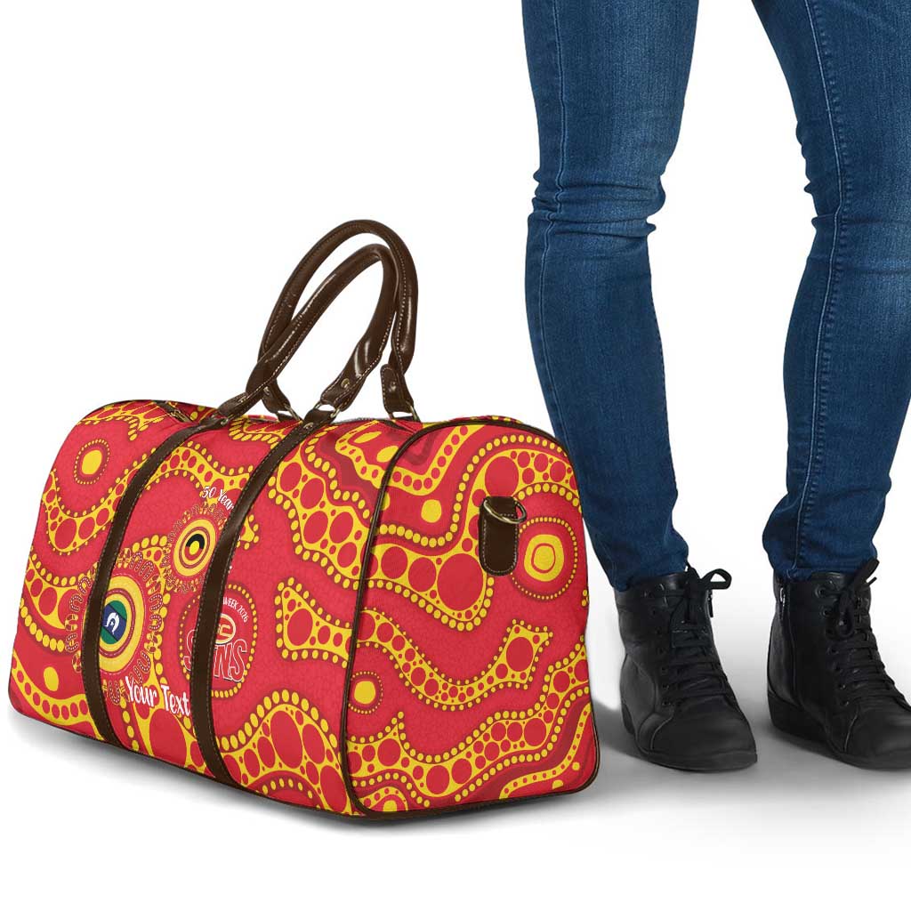 Suns NAIDOC Week 2026 Personalised Travel Bag 50 Years of Deadly Aboriginal Art