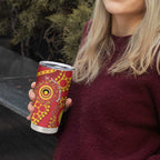 Suns NAIDOC Week 2026 Personalised Tumbler Cup 50 Years of Deadly Aboriginal Art