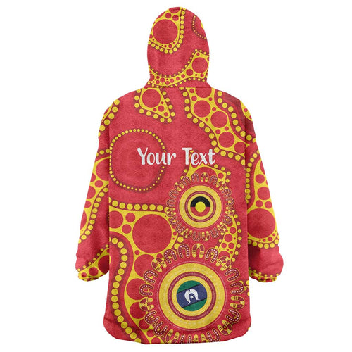 Suns NAIDOC Week 2026 Personalised Wearable Blanket Hoodie 50 Years of Deadly Aboriginal Art