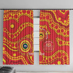 Suns NAIDOC Week 2026 Personalised Window Curtain 50 Years of Deadly Aboriginal Art