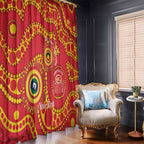 Suns NAIDOC Week 2026 Personalised Window Curtain 50 Years of Deadly Aboriginal Art