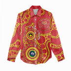 Suns NAIDOC Week 2026 Personalised Women Casual Shirt 50 Years of Deadly Aboriginal Art