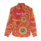Suns NAIDOC Week 2026 Personalised Women Casual Shirt 50 Years of Deadly Aboriginal Art