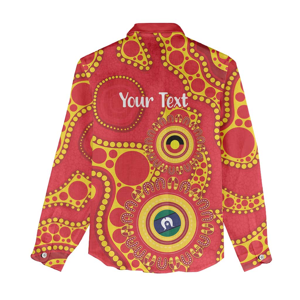 Suns NAIDOC Week 2026 Personalised Women Casual Shirt 50 Years of Deadly Aboriginal Art