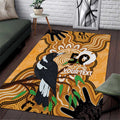 Personalised Australia Magpie NAIDOC Week 2026 Area Rug 50 Years of Deadly Aboriginal Art