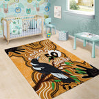 Personalised Australia Magpie NAIDOC Week 2026 Area Rug 50 Years of Deadly Aboriginal Art
