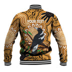 Personalised Australia Magpie NAIDOC Week 2026 Baseball Jacket 50 Years of Deadly Aboriginal Art