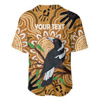 Personalised Australia Magpie NAIDOC Week 2026 Baseball Jersey 50 Years of Deadly Aboriginal Art