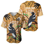 Personalised Australia Magpie NAIDOC Week 2026 Baseball Jersey 50 Years of Deadly Aboriginal Art