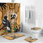 Personalised Australia Magpie NAIDOC Week 2026 Bathroom Set 50 Years of Deadly Aboriginal Art