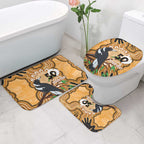 Personalised Australia Magpie NAIDOC Week 2026 Bathroom Set 50 Years of Deadly Aboriginal Art