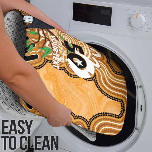 Personalised Australia Magpie NAIDOC Week 2026 Bathroom Set 50 Years of Deadly Aboriginal Art